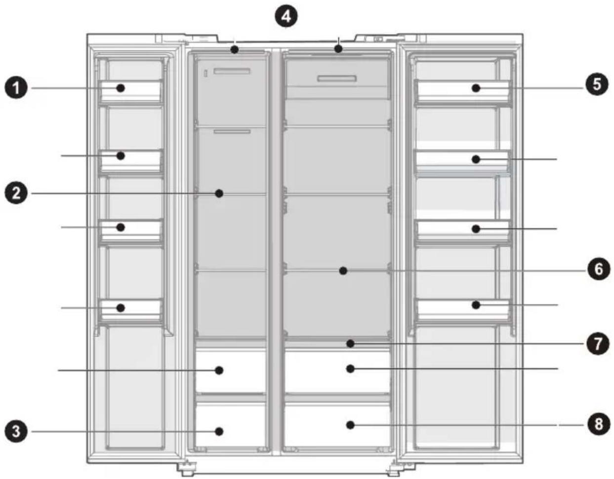 MIDEA MDRS791MIE46 - VËSHTRIM I PËRGJITHSHËM MBI PRODUKTIN - 1
