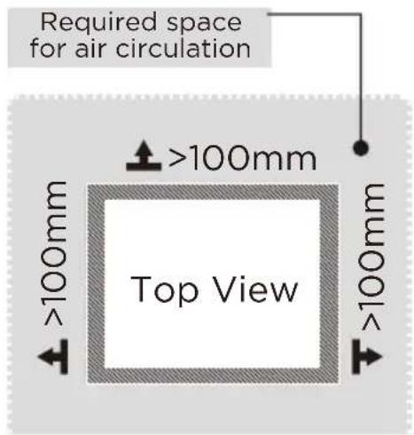 MIDEA MDRS791MIE46 - Dimensions and Clearances - 2