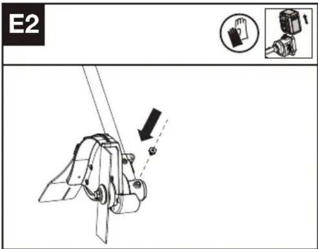 KRESS KAC141 - Lubrifier le mécanisme d'entraînement (Voir Fig. E1, E2) - 2