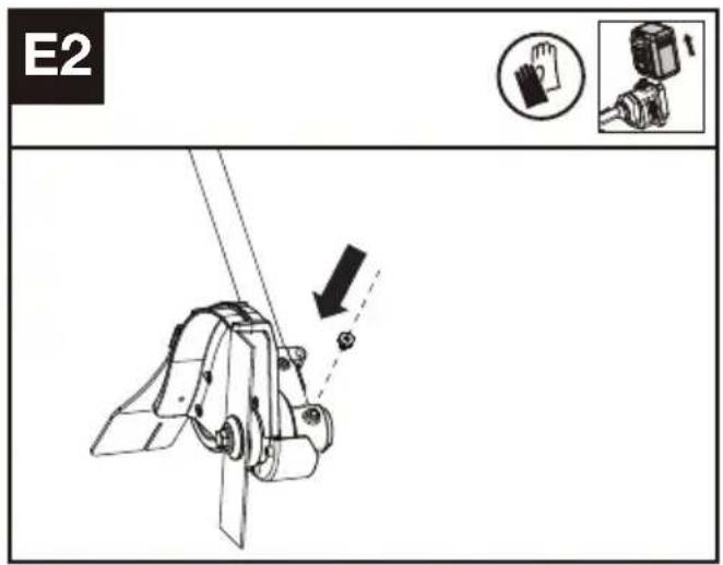 KRESS KAC141 - Lubricating the Gear Box (See Fig. E1, E2) - 2