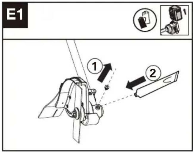 KRESS KAC141 - Lubrifier le mécanisme d'entraînement (Voir Fig. E1, E2) - 1