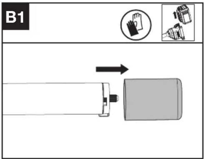 KRESS KAC104 - Montering och demontering av tillsatsen. (Se Figur B1, B2, B3) - 1