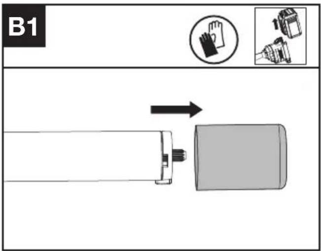 KRESS KAC104 - Assemblage et désassemblage de l'accessoire. (voir Fig. B1, B2, B3) - 1