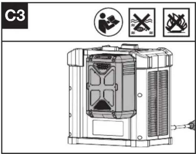 KRESS KAC104 - CARICAMENTO DEL PACCO BATTERIA (VEDI FIG. C3) - 1