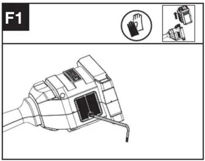 KRESS KAC104 - Nettoyage du filtre à air (Voir Fig. F1, F2) - 1