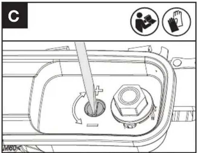 KRESS KAC361 - KETTENSPANNUNG (SIEHE ABB. C, D) - 1