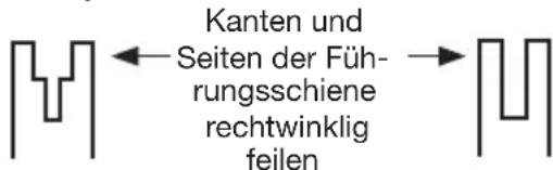 KRESS KAC361 - ZUSTÄNDE, DIE EINE WARTUNG DER KETTE UND FÜHRUNGSSCHIENE ERFORDERN: - 1