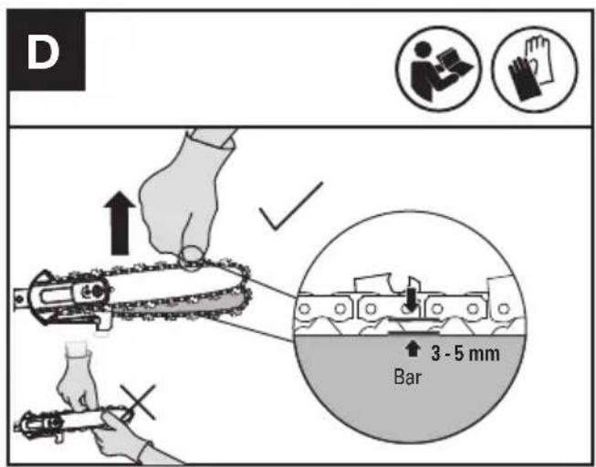 KRESS KAC361 - SERRAGGIO DELLA CATENA DELLA SEGA (VEDERE FIG. C, D) - 2