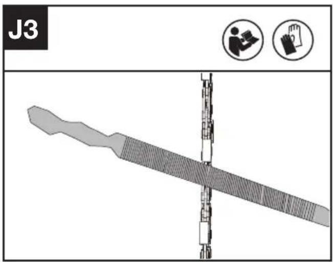 KRESS KAC361 - How to sharpen the cutters - 2