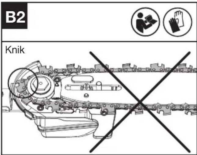 KRESS KAC361 - MONTAGE VAN DE KETTING EN HET ZAAGBLAD - 5