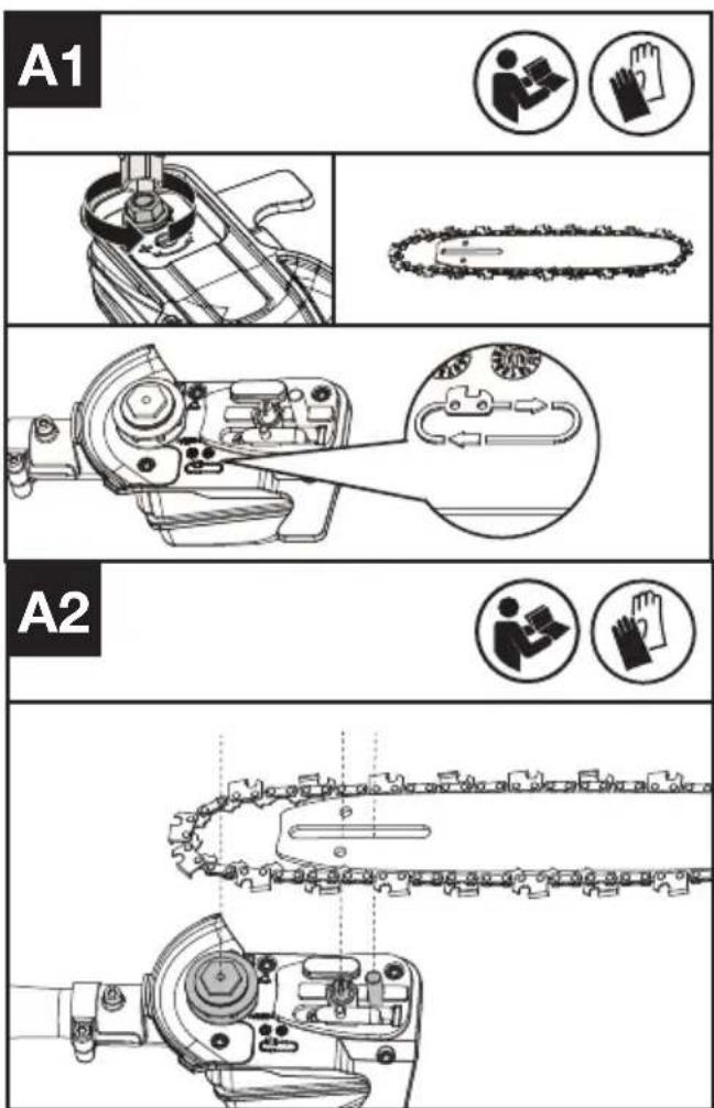 KRESS KAC361 - CHAIN AND GUIDE BAR ASSEMBLY - 1