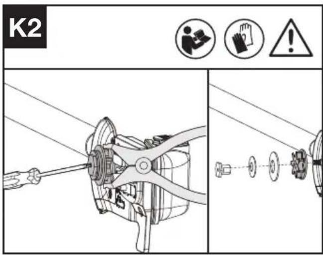 KRESS KAC361 - INSPECKING AND MAINTAINING THE CHAIN SPROCKET - 2