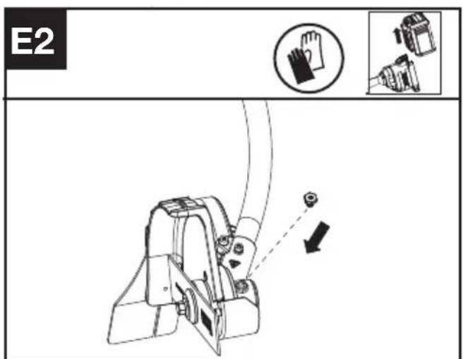 KRESS KAC142 - Lubrificar a caixa de velocidades (Ver Fig. E1, E2) - 2