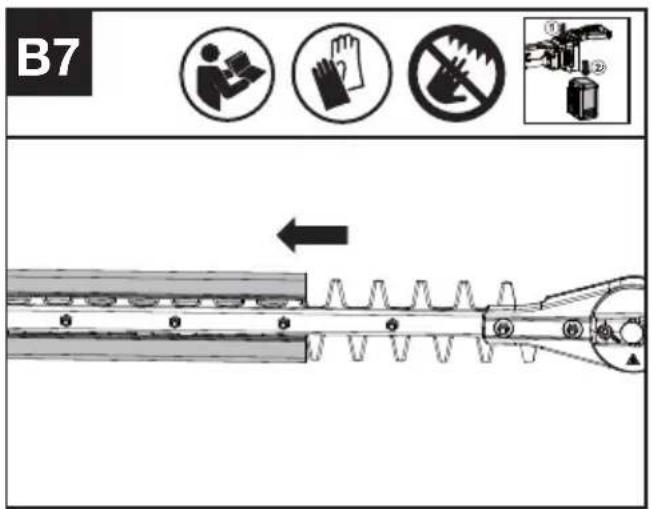 KRESS KC240.9 - l'ajustement de l'angle de la lame. - 2