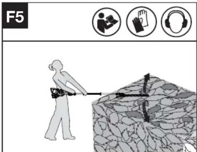 KRESS KC240.9 - Toppklipping (Se figur. F5) - 1