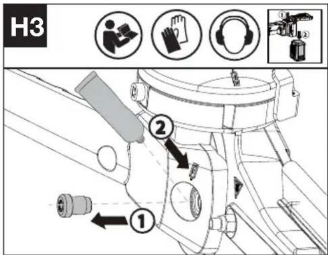 KRESS KC240.9 - Reinigen van het luchtfilter (Zie Fig. H1) - 3