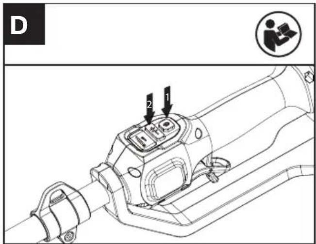 KRESS KC240.9 - Elegir la velocidad (véase la Fig. D) - 1