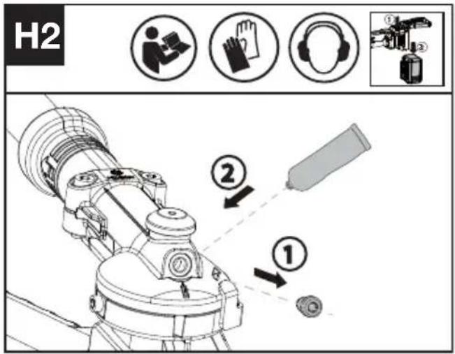 KRESS KC240.9 - Limpieza del filtro de aire (véase la Fig. H1) - 2