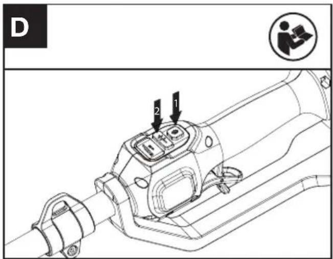 KRESS KC241.9 - Valg af hastighed (Se Fig. D) - 1