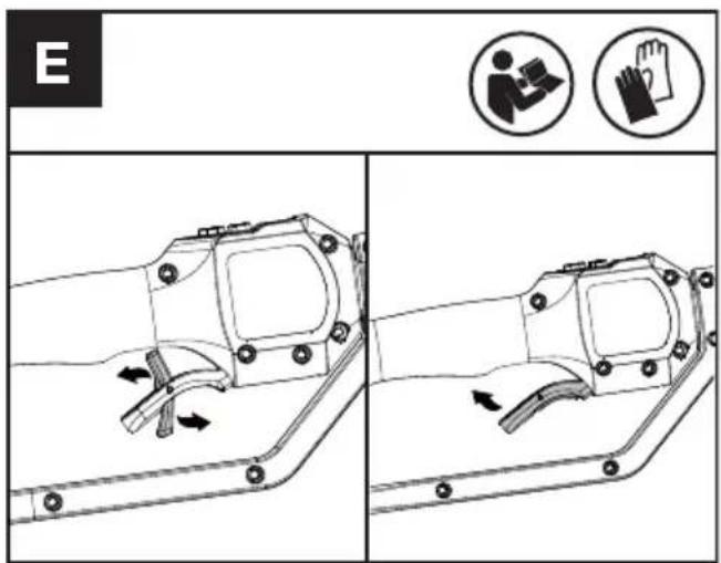 KRESS KC241.9 - Escolhendo a velocidade (Veja Figura. D) - 2