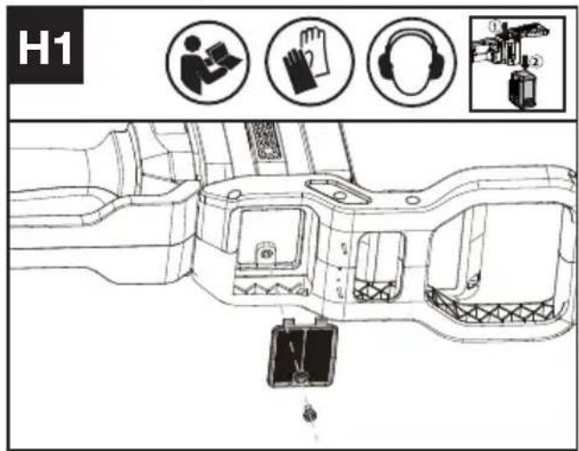 KRESS KC241.9 - Nettoyage du filtre à air (Voir Fig. H1) - 1