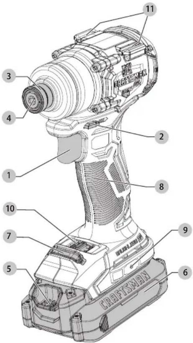 Craftsman CMCF830 - 1
