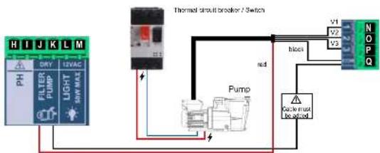 HAYWARD AquaRite HC Low Salinity - 6h. Installing and starting up a variable-speed pump - 1