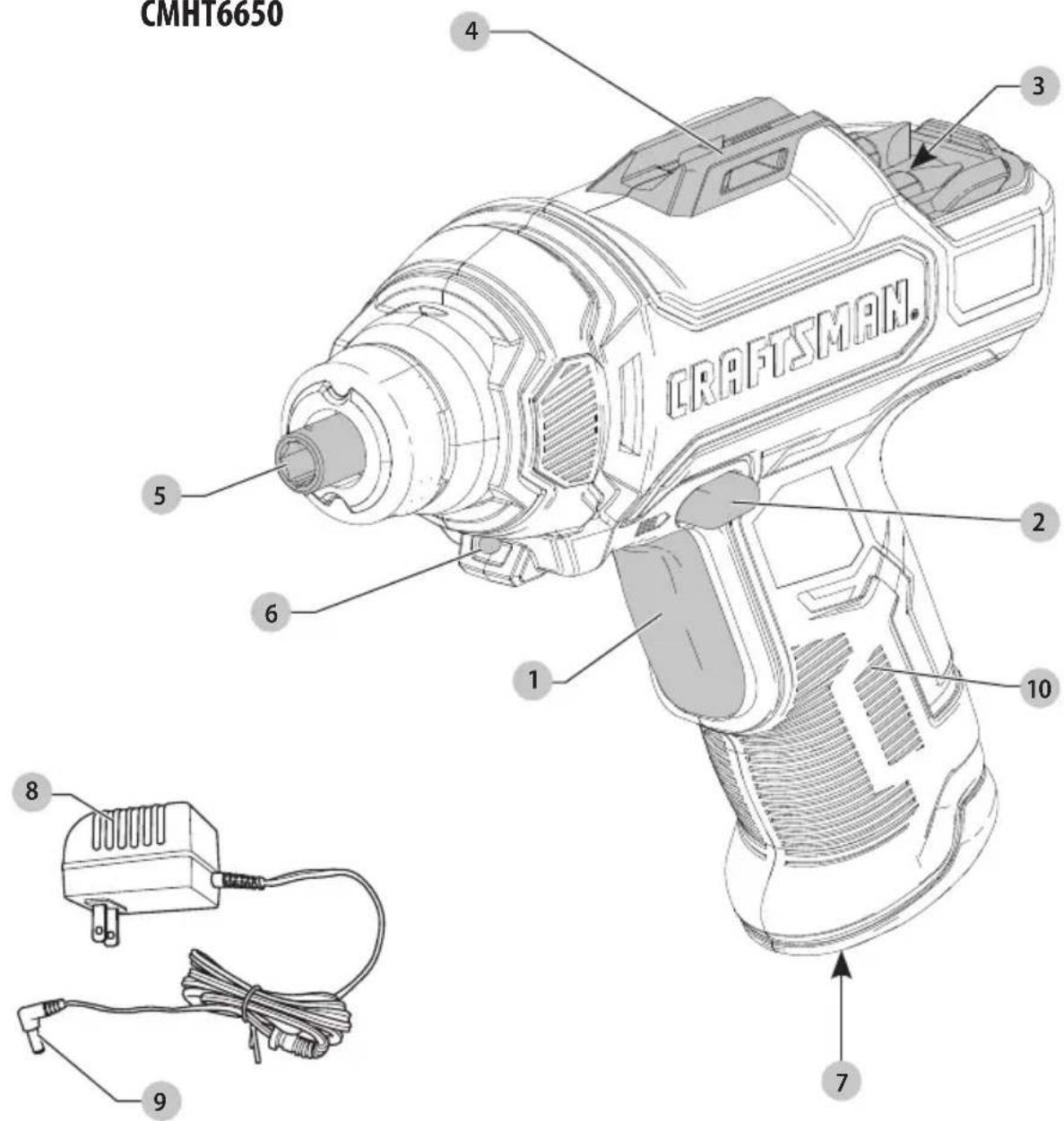Craftsman CMHT6650 - 1