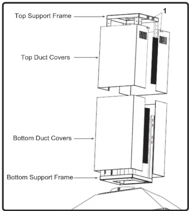 Zephyr ZSL-E48DS - Mounting the Hood - 1