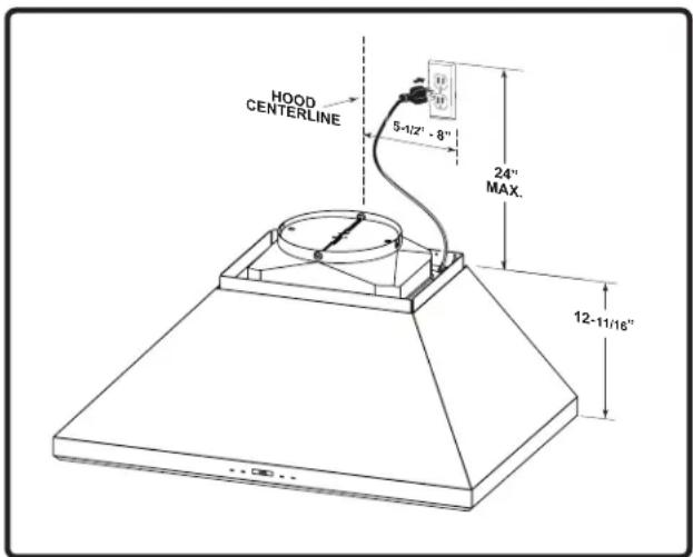 Zephyr ZSP-E48DS - Mounting the Hood - 2