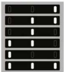 HOTPOINT T 16 A2 D/HA 2 - LEDs branden Temperatuur instellen - 1