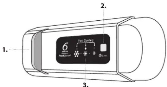 HOTPOINT T 16 A2 D/HA 2 - PAINEL DE CONTROLO - 1