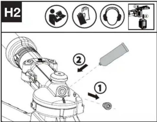 KRESS KC270.9 - Reinigen van het luchtfilter (Zie Fig. H1) - 2