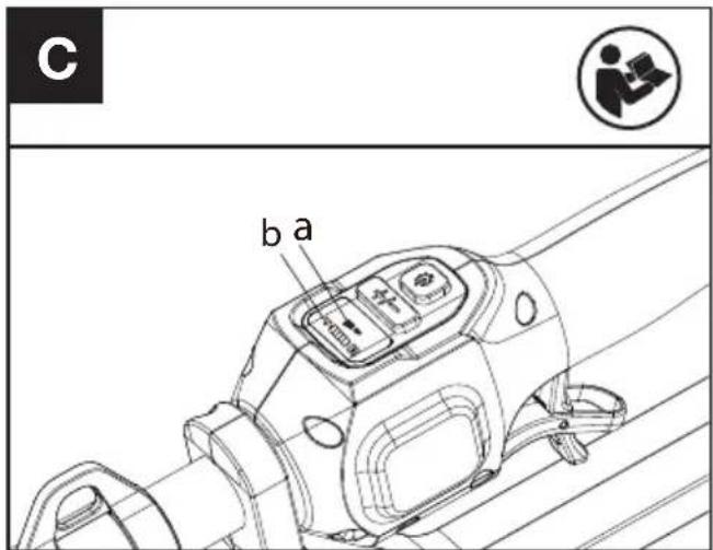 KRESS KC270.9 - Testar trimmern och batteriet (Se Bild. C) Kontrollera displayen - 1