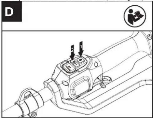KRESS KC270.9 - Scegliere la velocità (Vedi Fig. D) - 1