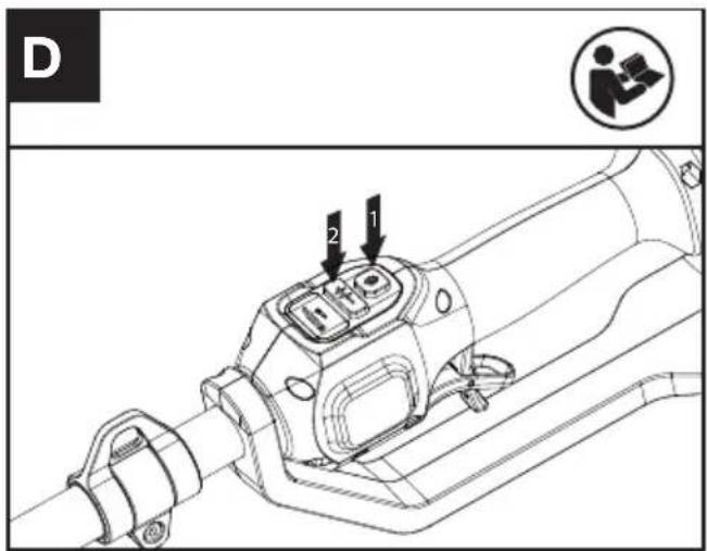 KRESS KC270.9 - Escolhendo a velocidade (Veja Figura. D) - 1