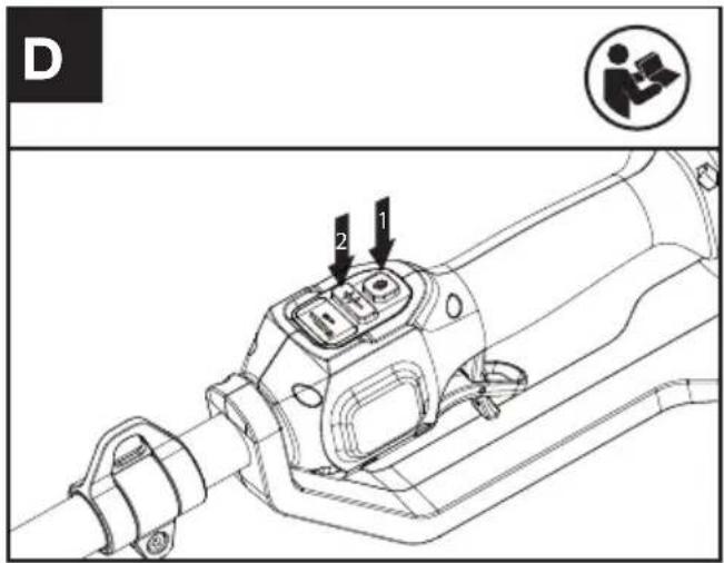 KRESS KC270.9 - Geschwindigkeit wählen(siehe Abb. D) - 1