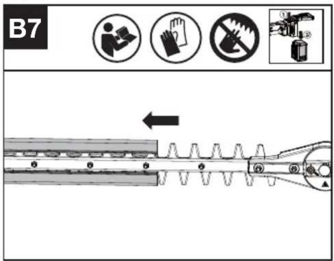 KRESS KC270.9 - Terän kulman säätäminen (ks. kuva B6) - 4
