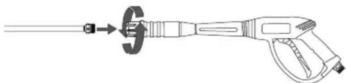 Simpson Megashot MS61404S - Assemble the spray gun - 1