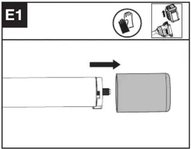 KRESS KAC105 - Assemblage et démontage de la tête motrice. (Voir Fig. E1, E2, E3) - 1