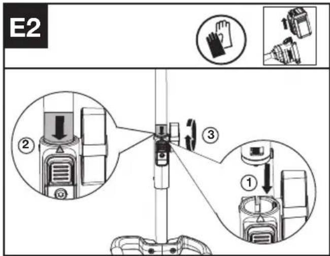 KRESS KAC105 - Lubricating the gearbox (See Fig. D1, D2) - 4