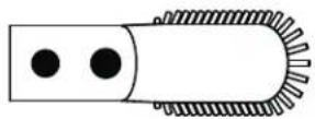 SHARP VC-SV12AEU - Široka šoba za krtačo (samo VC-SV28AEU-B) - 1