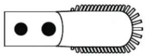 SHARP VC-SV12AEU - Široká hubice s kartáčem (pouze VC-SV28AEU-B) - 1