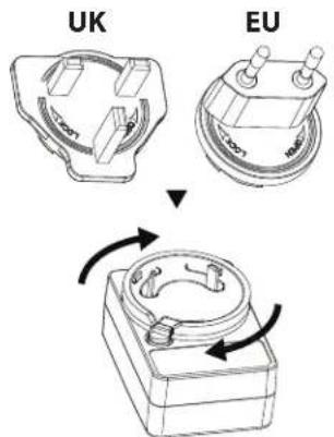 SHARP VC-SV12AEU - Změna typu sítového připojení adaptéru - 2
