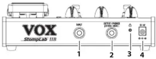 VOX StompLab IIB NUT OUTPUT FNDERS (100% OFF) SUN 1 2 3 4