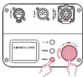 Neewer AS600B - Mode de personnalisation du menu: - 1