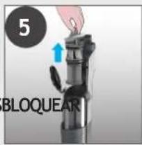 HOOVER HF210H 011 - LIMPIEZA DEL FILTRO Y DEL CONTENEDOR - 5