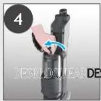 HOOVER HF210H 011 - LIMPIEZA DEL FILTRO Y DEL CONTENEDOR - 4