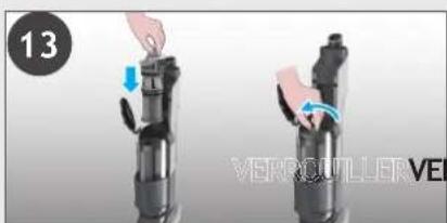 HOOVER HF210H 011 - NETTOYAGE DU FILTRE ET DU RESERVOIR - 7