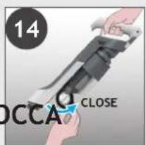 HOOVER HF210H 011 - PULIZIA DEL FILTRO E DEL CONTENITORE RACCOGLIPOLVERE - 8